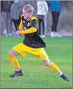  ?? Photograph: Iain Ferguson, alba.photos. ?? Adam Morris scored one of four goals for Fort William FC on Wednesday night.