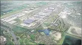  ??  ?? A CGI image of an expanded Heathrow