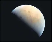 ?? EFE ?? La imagen de Marte captada por la sonda Esperanza.