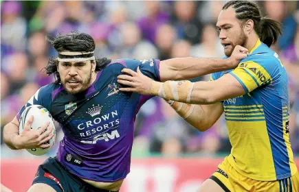  ?? GETTY IMAGES ?? Warriors-bound Tohu Harris kept alive hope of leaving the Storm on a good note.