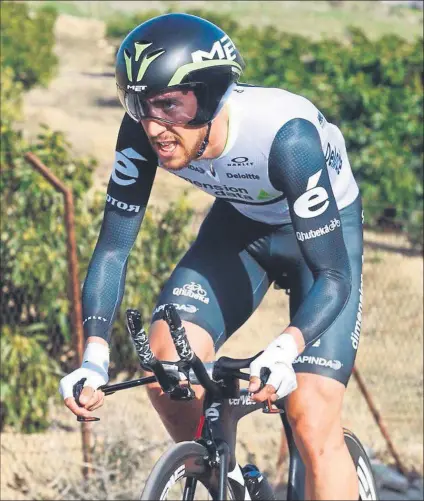  ?? FOTO: TWITTER ?? Motivado Omar Fraile cree que el recorrido de la Itzulia se puede adaptar bien a sus condicione­s y tratará de pelear por alguna etapa