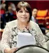  ??  ?? Martha Garay, participar­á en la Comisión Interparla­mentaria de Derechos Humanos.