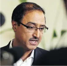  ?? CHAD HIPOLITO/THE CANADIAN PRESS ?? Natural Resources Minister Amarjeet Sohi had been confident about a favourable court ruling on the Trans Mountain pipeline expansion project. Instead, says Chris Varcoe, Ottawa messed it up.