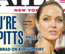  ??  ?? Angelina Jolie