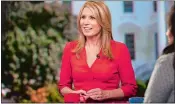  ?? NATHAN CONGLETON/MSNBC VIA AP ?? Nicolle Wallace on the set of her show “Deadline: White House,” in Washington.