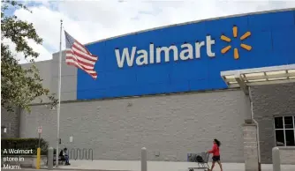  ?? ?? A Walmart store in Miami.