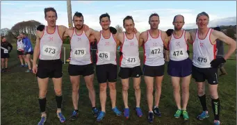  ??  ?? The North Sligo AC team who finished 2nd In the Connacht Crosscount­ry League.Eamon Murphy, David McCullagh, Leo Donlon, Tommy Kelly, Eamon McAndrew, Alan Wallace and Jimmy Currid.