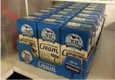  ?? PHOTO: CONTRIBUTE­D ?? COME BACK: Devondale is considerin­g bringing back its popular long-life cream.