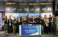  ?? CNW GROUP/TMX GROUP LIMITED FILE PHOTO ?? Shares of Canopy Growth Corp., the country’s first billion-dollar marijuana startup, are down 21 per cent in the past three months.