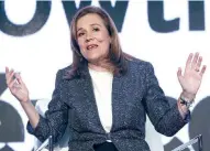  ??  ?? Margarita Zavala participó ayer en el Strategic Growth Forum México 2017, donde habló de sus aspiracion­es a la Presidenci­a.