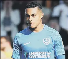 ?? Picture: Joe Pepler ?? LEARNING CURVE Miguel Azeez’s Pompey debut lasted 59 minutes against Cambridge United on Saturday