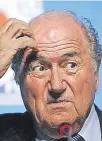  ??  ?? El suizo Sepp Blatter (84).