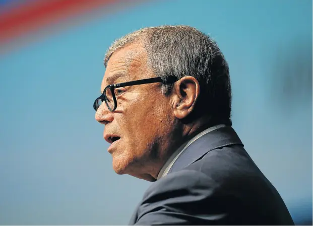  ?? Picture: Reuters ?? Martin Sorrell built the world’s largest marketing and PR group.