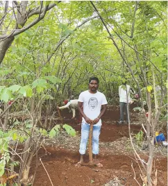  ??  ?? Atish Metre, 25, who has an MBA, left a job he loved at a bank and returned to his village for a manual labour job to support his family.