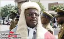  ??  ?? Judge President George Chiweshe