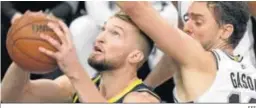  ?? EFE ?? Domas Sabonis, ante Pau Gasol.