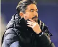  ??  ?? Oldham boss Harry Kewell