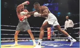  ??  ?? Ring true The Anthony Joshua-Wladimir Klitschko fight attracted a new audience to boxing