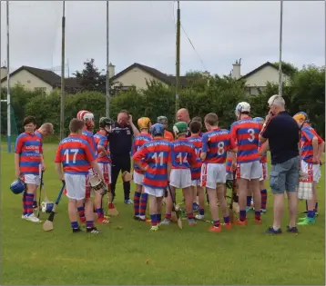  ??  ?? The Luke O’Tsoole’s lads prepare for battle.