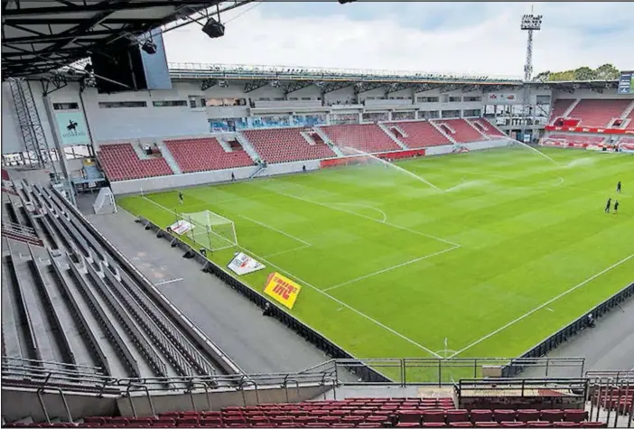  ?? ?? Vista panorámica del interior del Estadio Olímpico de Helsinki, donde tendrá lugar el próximo miércoles 10 la Supercopa de Europa entre Madrid y Eintracht.
