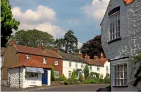  ??  ?? A quintessen­tial English village, Tealby has a butcher’s shop at its heart.