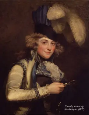  ??  ?? ‘Dorothy Jordan’ by John Hoppner (1791)