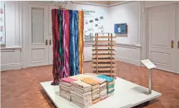  ?? MATT FLYNN/COOPER HEWITT, SMITHSONIA­N DESIGN MUSEUM VIA AP ?? “Scraps: Fashion, Textiles, and Creative Reuse” is currently on display at the Palm Springs Art Museum Architectu­re and Design Center in California.