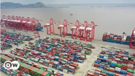  ?? ?? China's Port of Shanghai is the world's largest container shipping port