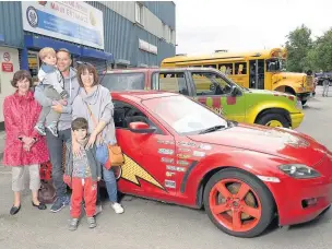  ??  ?? ●●Visitors to Rochdale Comic Con had the chance to meet Lightning McQueen