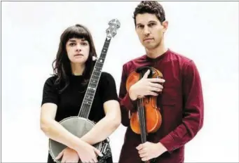  ??  ?? 10 String Symphony duo Rachel Baiman and Christian Sedelmyer have recorded an online concert that is now available to view via the Music Network’s website.