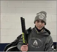  ?? MIKE CABREY/MEDIANEWS GROUP ?? North Penn’s Ryan Cunningham scored in the third period for the final goal in the Knights’ 3-3tie with Central Bucks South on Thursday.