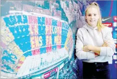  ??  ?? Lieke Martens poses for a picture after a training session during the ‘Open Media Day’ at the Sports Center FC Barcelona Joan Gamper in Sant Joan Despi. — AFP photo