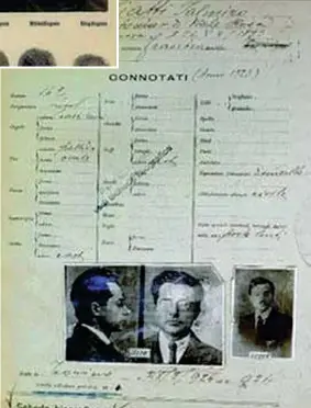  ??  ?? Palmiro Togliatti Animatore con Gramsci del giornale L’ordine nuovo, nel 1921 aderisce al Partito Comunista d’italia. Più volte Togliatti viene arrestato per attività sovversiva, come a Torino il 28 agosto 1926 (foto). Nel 1927, dopo il fermo di Gramsci, diviene segretario del partito sino alla morte