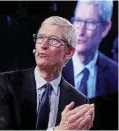  ?? Ansa ?? Affari Tim Cook, Ceo di Apple