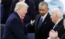  ??  ?? Donald Trump has suggested Barack Obama and Joe Biden should testify before Congress. Senator Lindsey Graham said ‘it would make for great television’. Photograph: Lucy Nicholson/Reuters