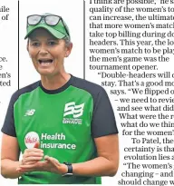  ?? ?? Top pros: Charlotte Edwards says the players are getting better year on year