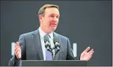  ?? Christian Abraham / Hearst Connecticu­t Media ?? U.S. Sen. Chris Murphy