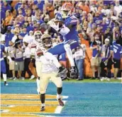  ?? JOHN RAOUX AP ?? Florida receiver Van Jefferson gives the Rams a replacemen­t for Brandin Cooks, traded to Houston.