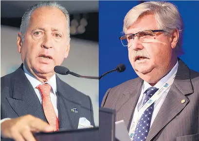  ??  ?? Funes y Rodríguez, dos históricos con banca en diferentes sectores fabriles.