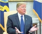  ??  ?? President Donald Trump wants to see a final bill before deciding on signing it but said he wants to avoid another shutdown.