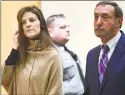  ?? Erik Trautmann / Hearst Connecticu­t Media ?? Michelle Troconis appears for a pretrial hearing with her attorney Jon L. Schoenhorn in February.