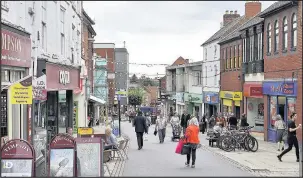  ??  ?? Castle Street, which falls within the town centre conservati­on area. Picture: Jim Tomlinson