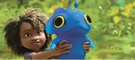  ?? NETFLIX ?? Maisie Brumble, voiced by Zaris-Angel Hator, in the animated film “The Sea Beast.”