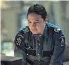  ?? PROVIDED BY DARKO SIKMAN/HULU ?? Lily Gladstone stars as Cam, a police officer investigat­ing the murder of Reena Virk in “Under the Bridge.”