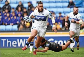  ?? Picture: Tony Marshall/Getty ?? Nathan Hughes attacks for Bath against Wasps