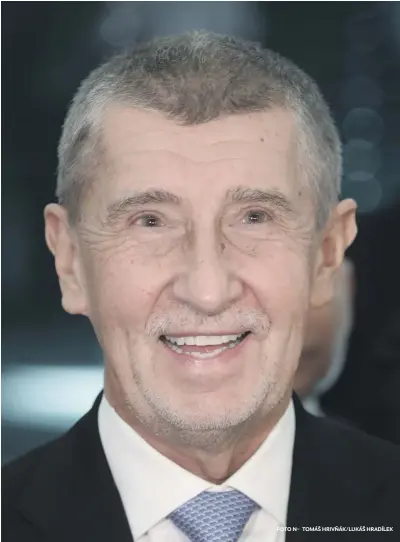  ?? FOTO N– TOMÁŠ HRIVŇÁK/LUKÁŠ HRADÍLEK ?? Andrej Babiš je veľký mikromanaž­ér, ktorý riadil vládu esemeskami, čo by z pozície prezidenta nebolo možné.