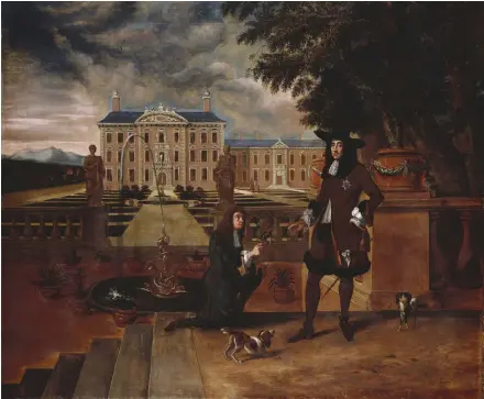  ??  ?? 3. Charles II Presented with an Apple, c. 1675–80, unknown artist (British school), oil on canvas, 96.6 × 114.5cm. Royal Collection Trust