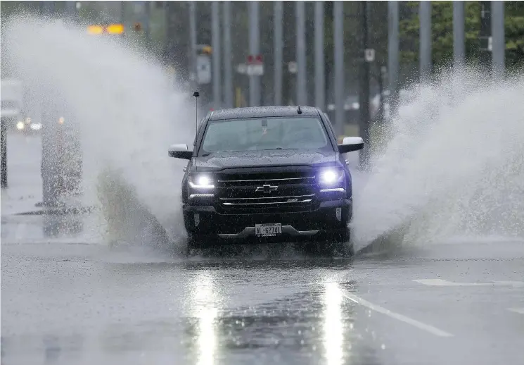  ?? — JACK BOLAND FILES ?? Driving through water can lead to leaks in a vehicle’s body, and locating the source of those leaks can be costly.