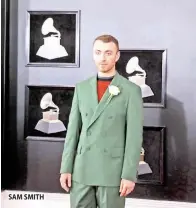  ??  ?? SAM SMITH