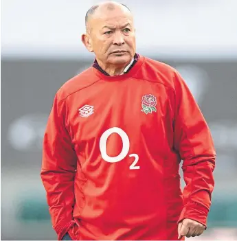  ??  ?? England head coach Eddie Jones has been playing mind games with Scotland.